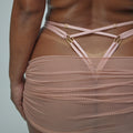 minissaia transparente rose