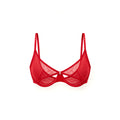 sutiã tule vermelho 𝒑𝒓𝒆́-𝒗𝒆𝒏𝒅𝒂