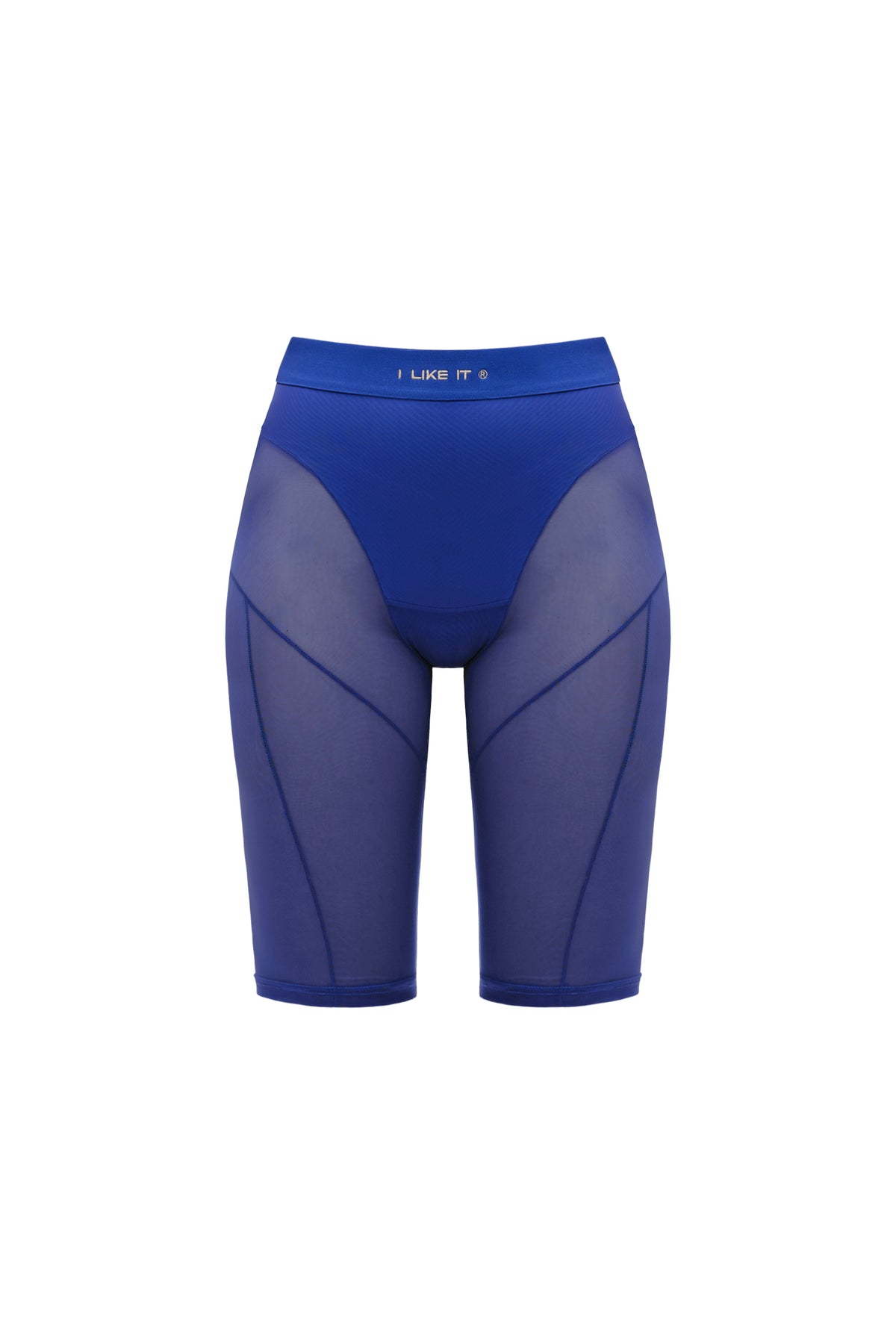 biker de tule azul royal