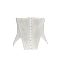 Corset Under branco 𝑠𝑜𝑏 𝑒𝑛𝑐𝑜𝑚𝑒𝑛𝑑𝑎