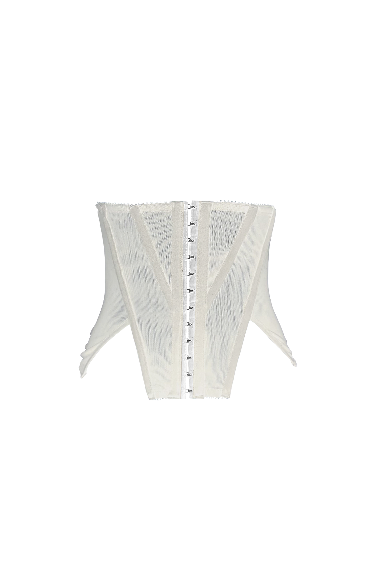 Corset Under branco 𝑠𝑜𝑏 𝑒𝑛𝑐𝑜𝑚𝑒𝑛𝑑𝑎