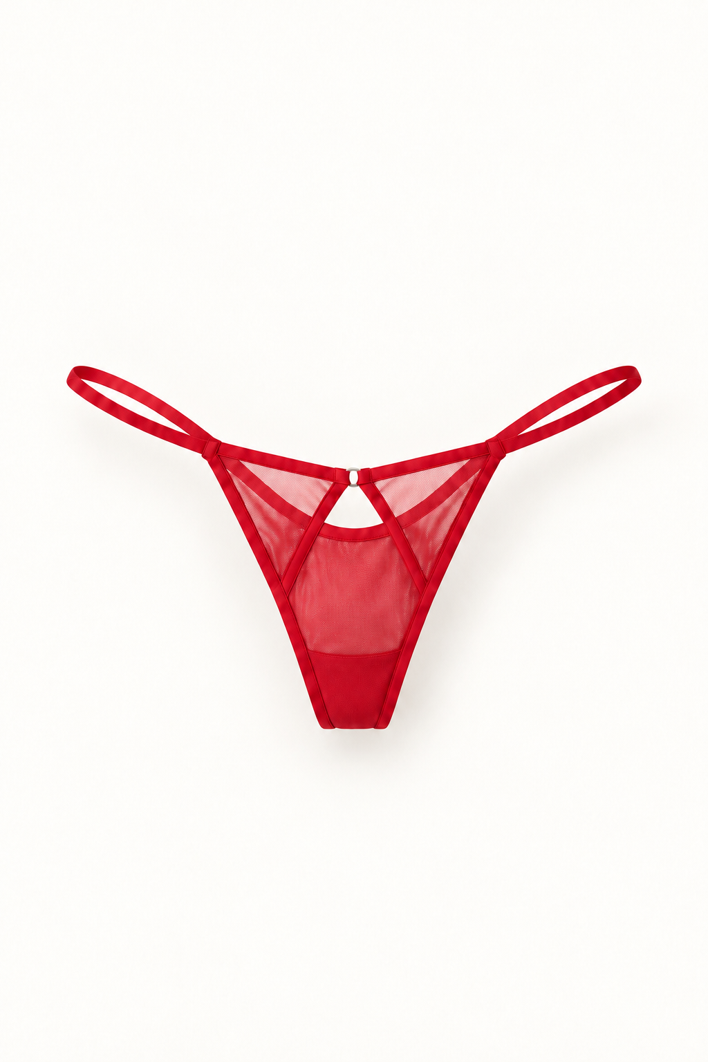 calcinha tule vermelho 𝒑𝒓𝒆́-𝒗𝒆𝒏𝒅𝒂