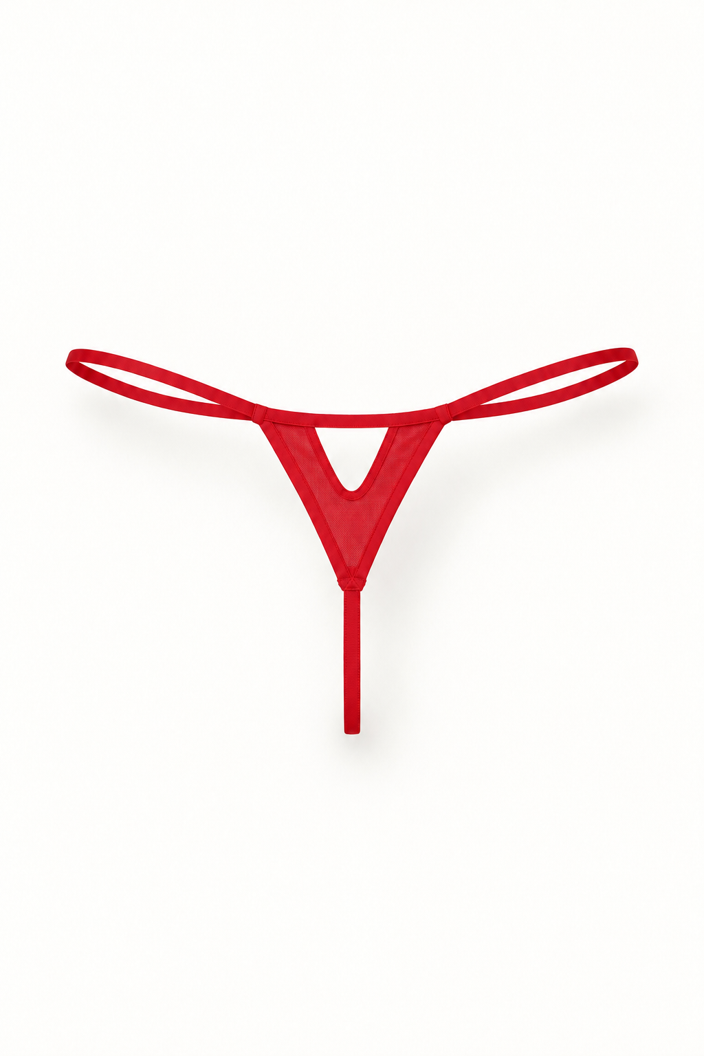 calcinha tule vermelho 𝒑𝒓𝒆́-𝒗𝒆𝒏𝒅𝒂
