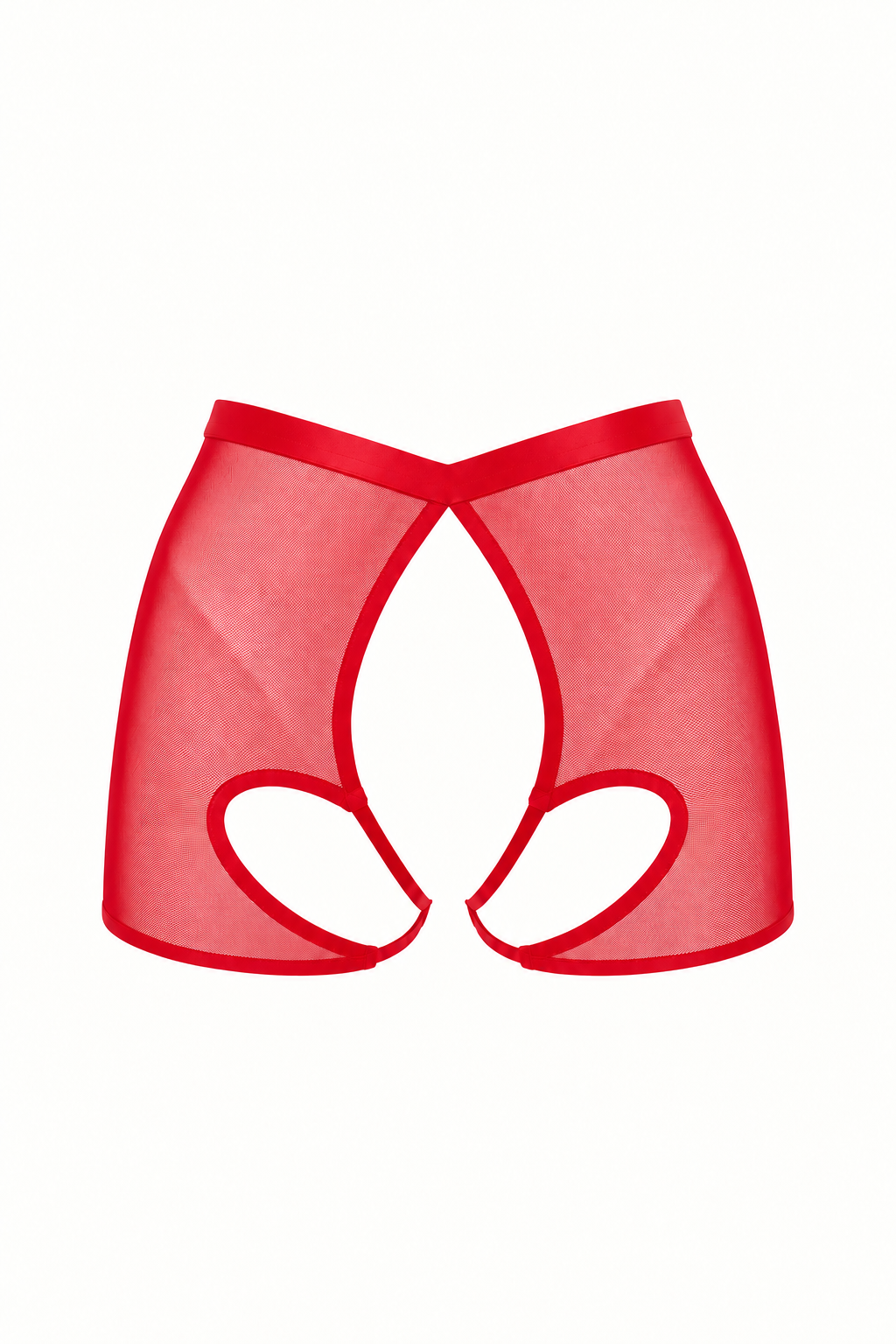 cinta liga tule vermelho