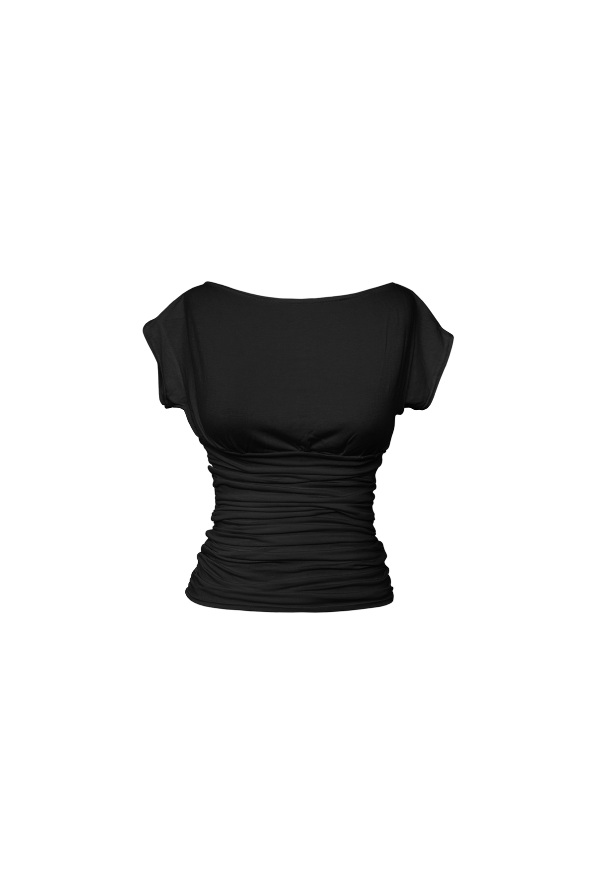 Blusa draped preta