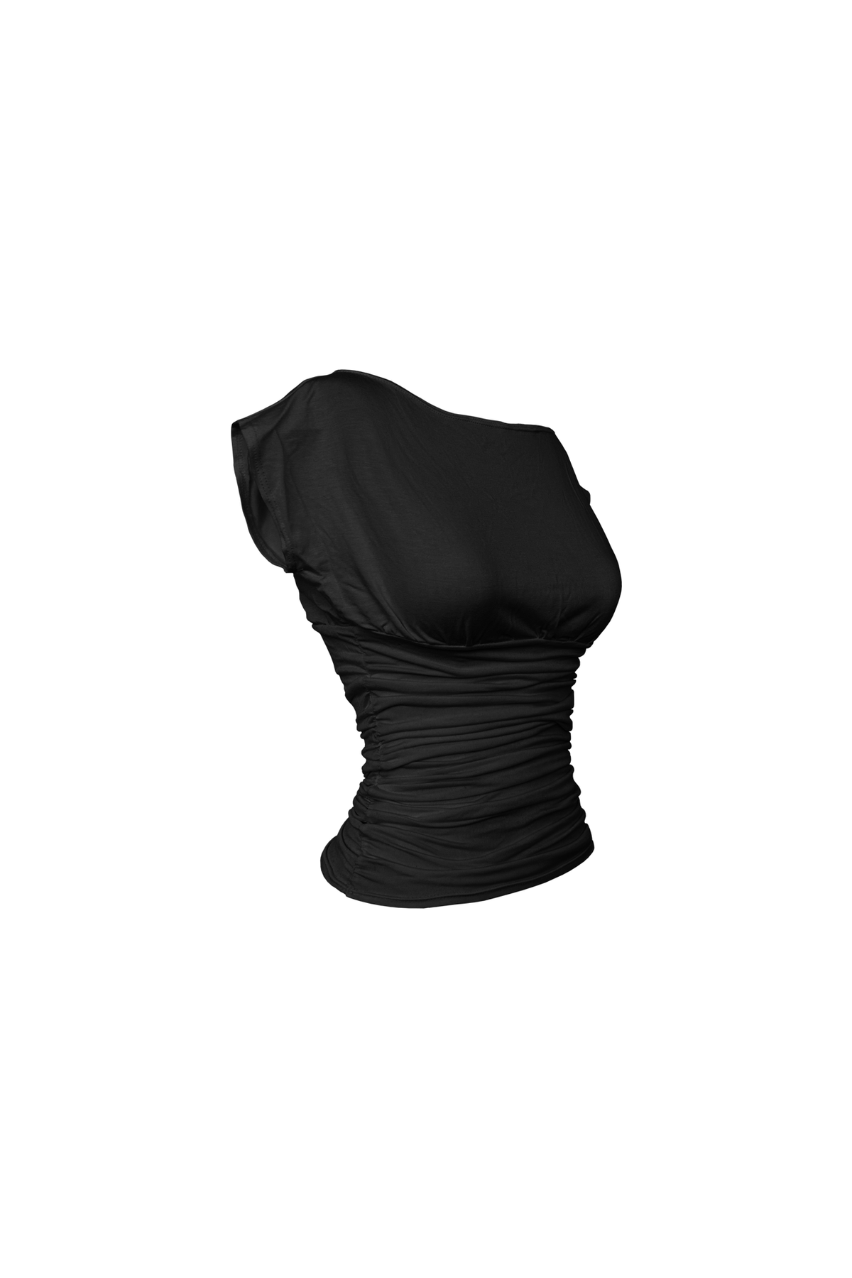 Blusa draped preta