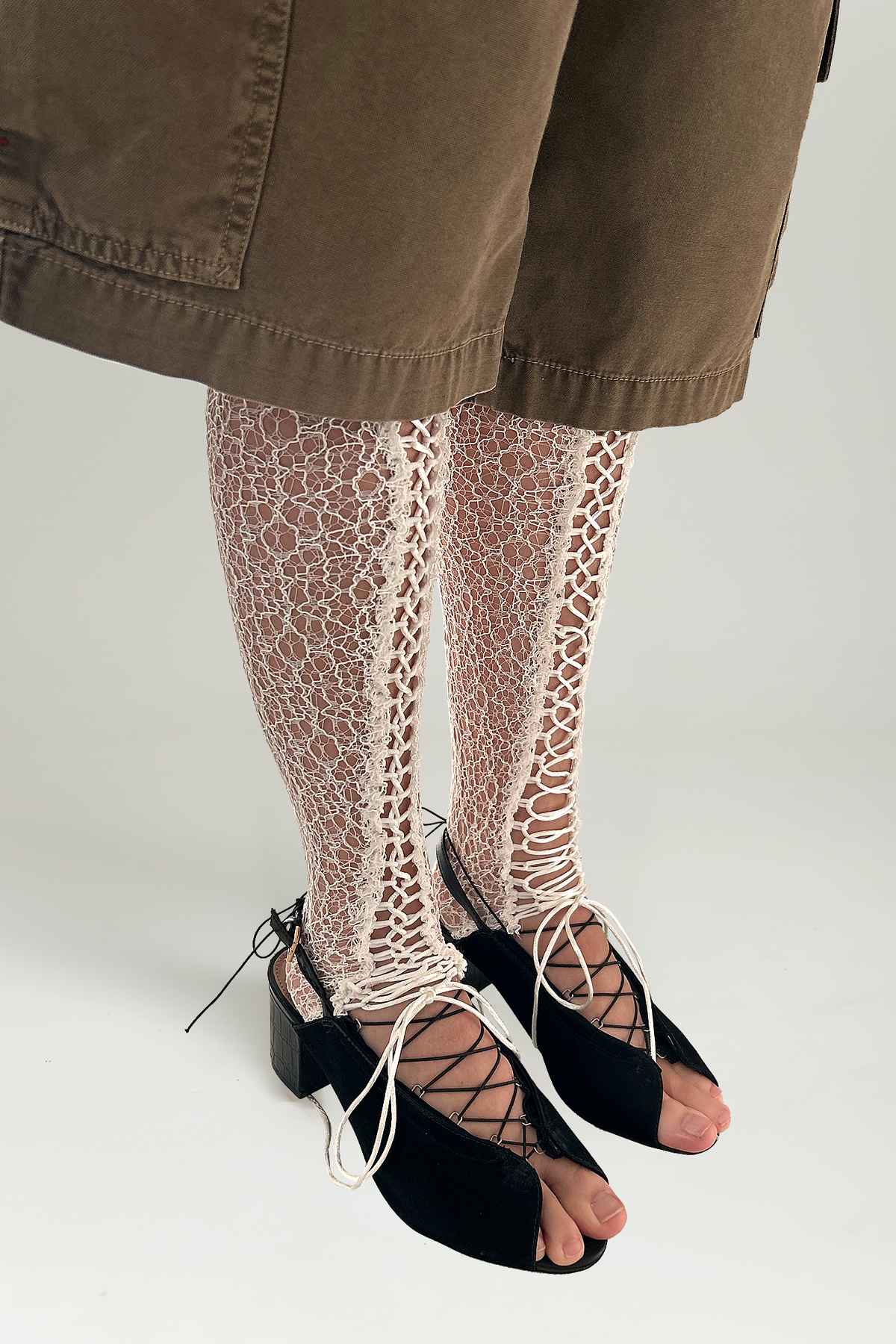 Caneleira renda off-white